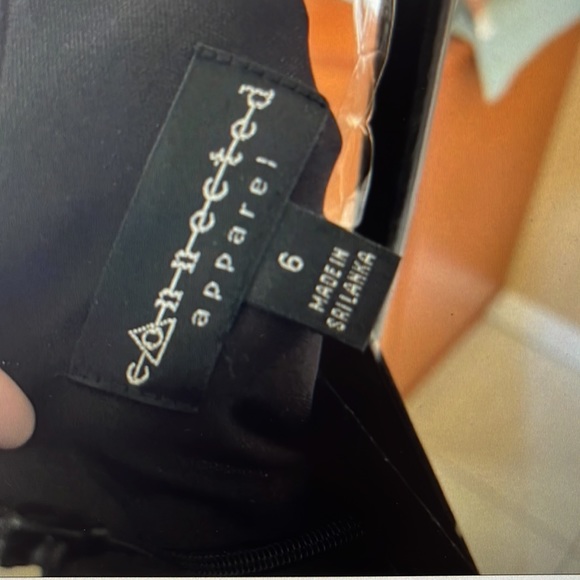 Floral Pattern black/grey dress - Picture 4 of 4